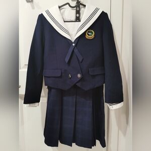 Navy Blue Japanese School Uniform Set